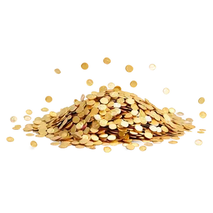 Golden Confetti Sprinkles Png Fro41 PNG Image