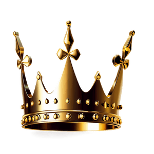 Golden Crown Illustration PNG 06242024 PNG