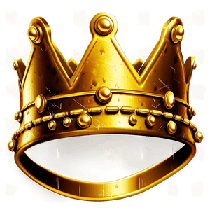 Golden Crown Sticker PNG qmr PNG