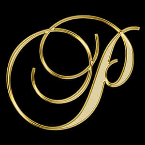 Golden Cursive Alphabet Letter G PNG with transparent background