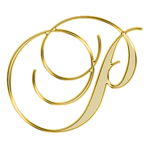 Golden Cursive Alphabet Letter G PNG Image