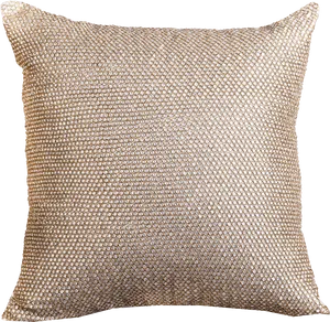 Golden Decorative Pillow PNG Image