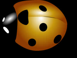 Golden Dice Black Background PNG image with transparent background