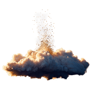 Golden Dust Cloud PNG 90 PNG image with transparent background