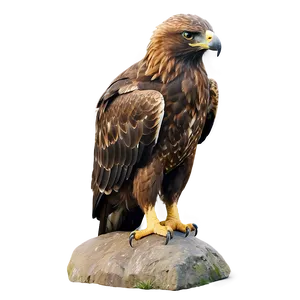 Golden Eagle Perched Png Ijy PNG Image