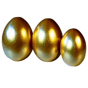Golden Easter Egg PNG pou PNG image with transparent background