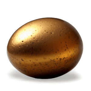 Golden Easter Egg PNG ukc23 PNG image with transparent background