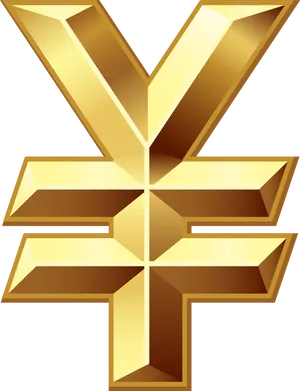 Golden Euro Symbol Graphic PNG Image