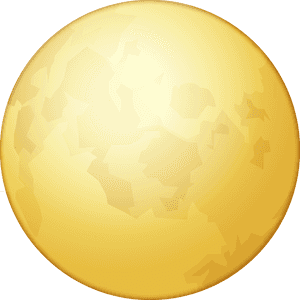 Moon Emoji Png -full Moon Emoji Png, Transparent Png - Full Moon Illustration Png, Png Download PNG image with transparent background