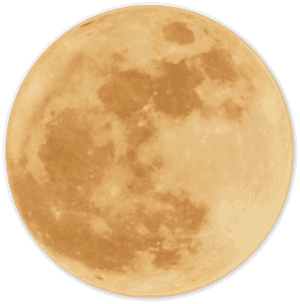 Transparent Full Moon Png - Big Yellow Full Moon Clipart, Png Download PNG image with transparent background