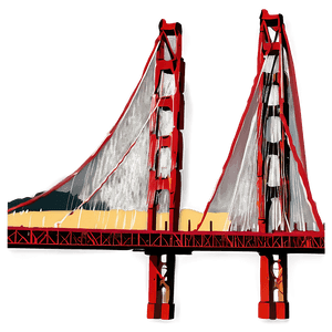 Golden Gate Bridge San Francisco PNG rsw92 PNG image with transparent background