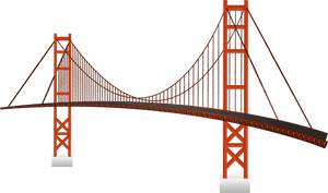 Golden Gate Bridge Png Clip Art - Transparent Golden Gate Bridge Clipart, Png Download PNG with transparent background