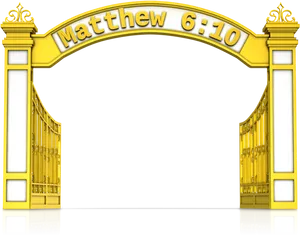 Golden Gate Matthew610 Archway PNG Image