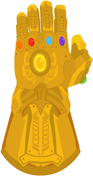 Infinity Gauntlet By Mexicoknight - Infinity Gauntlet Png Vector, Transparent Png PNG image with transparent background