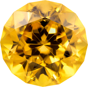 Golden Gemstone Facets Sparkle PNG