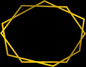 Golden Geometric Frame Clipart Foil Png, Transparent Png PNG image with transparent background