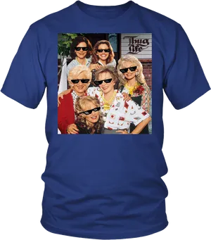 Golden Girls Thug Life Shirt PNG Image