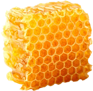 Golden Honeycomb Texture PNG Image