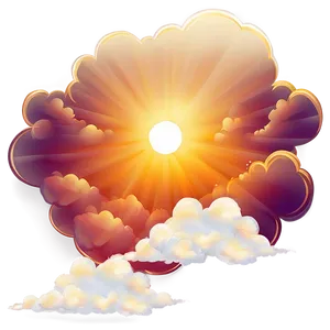 Golden Hour Cloudy Sky Png 62 PNG Image