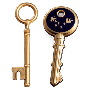 Golden Keys PNG 32 PNG image with transparent background