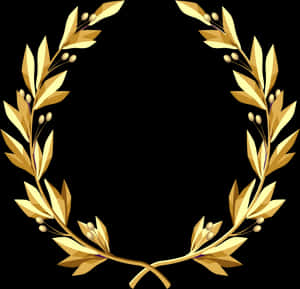Laurel Wreath Border Png - Gold Laurel Wreath Transparent, Png Download PNG with transparent background