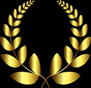Collection Of Laurel - Gold Laurel Wreath Clipart, HD Png Download PNG with transparent background