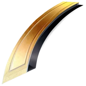 Golden Line Ribbon Banner Png Ycy PNG Image