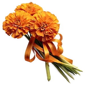 Golden Marigolds Bouquet Png Ohx72 PNG Image