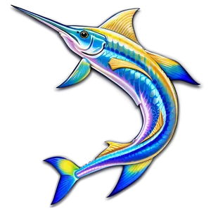 Golden Marlin Png 57 PNG Image