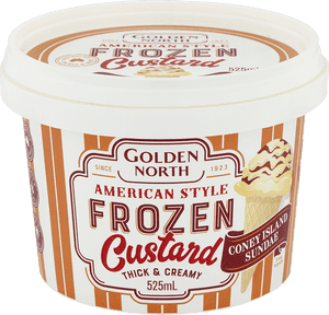 525ml Frozen Custard Coney Island - Ice Cream, HD Png Download PNG image with transparent background