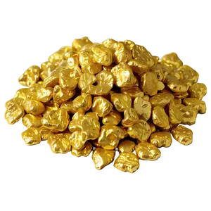 Golden Nugget Pile Png Inp PNG Image