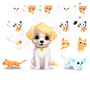 Golden Pets Collection In Adopt Me Png 65 PNG Image