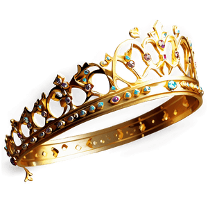 Golden Princess Crown PNG 05252024 PNG