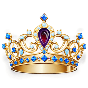 Golden Princess Crown PNG oak15 PNG