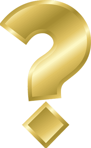 Golden Question Mark Png, Transparent Png PNG image with transparent background