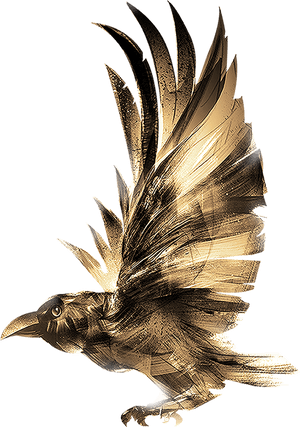 Golden Raven - Ravens Png, Transparent Png PNG image with transparent background