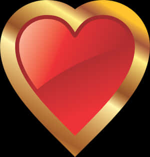 Corazones Rojos Png -imagenes Con Frases De Te Amo - Corazones Rojo Con Dorado, Transparent Png PNG