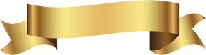 Golden Ribbon Banner Background PNG Image