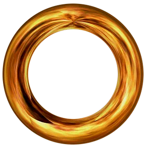 Golden Ring Illustration PNG Image