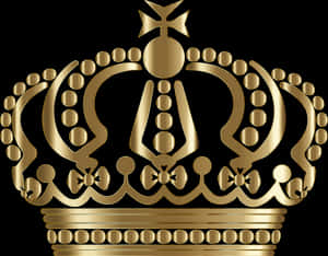 Gold Queen Crown - Queen Gold Crown Clip Art, HD Png Download PNG