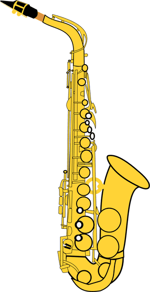 Alto Saxophone - Alto Saxophone Clip Art, HD Png Download PNG