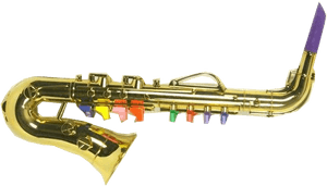 Toy Saxophone Transparent, HD Png Download PNG with transparent background