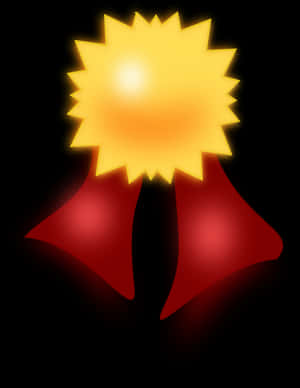Golden Seal Red Ribbon Award Graphic PNG