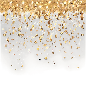 Golden Sparkle Confetti Png 70 PNG Image