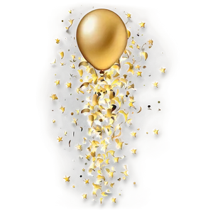 Golden Sparkle Confetti Png 95 PNG Image