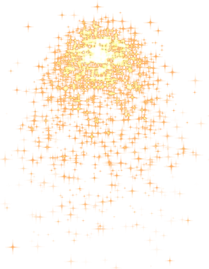 Golden Sparkle Glow Background PNG Image