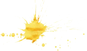 Golden_ Splash_on_ Black_ Background PNG Image