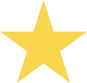 Golden Star Clipart PNG Image