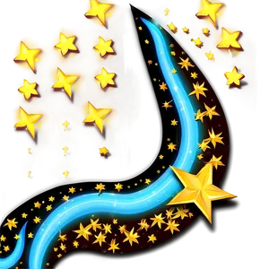 Golden Star Design Png Vml20 PNG Image