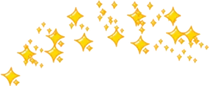 Golden Star Pattern Tumblr Background PNG Image